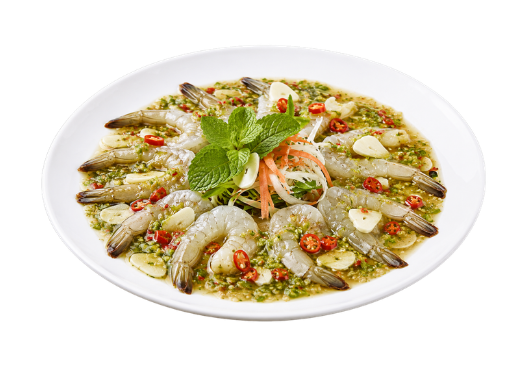 กุ้งแช่น้ำปลา