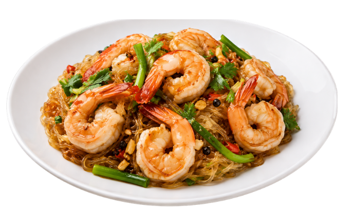 กุ้งอบวุ้นเส้น